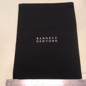 BARNEYS NEW YORK BLACK DUST BAG